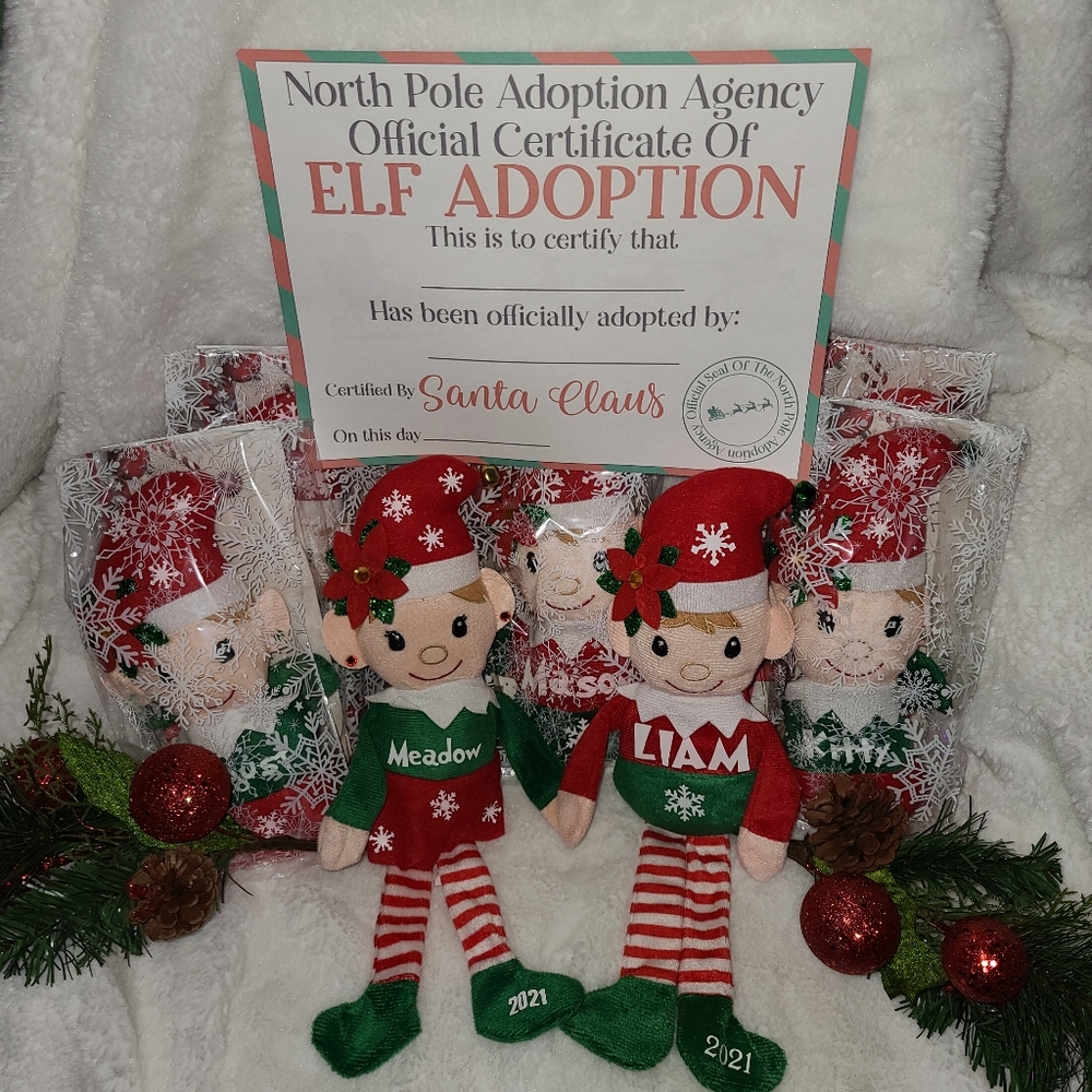 Personalized Elf Stuffy
